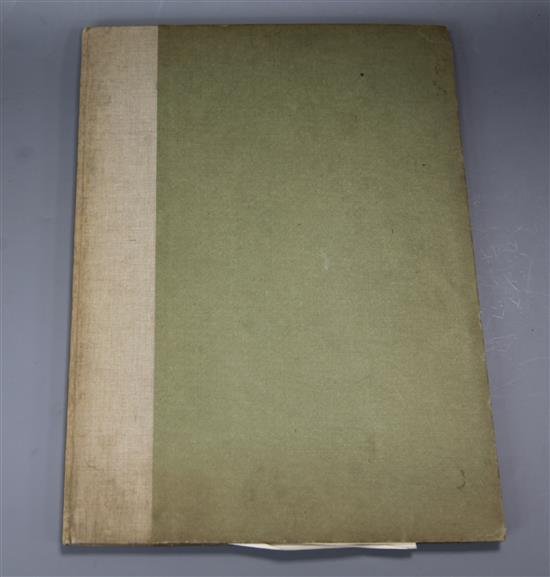 Wadsworth, Edward - The Black Country, with introduction by Arnold Bennett, folio, cloth boards, 20